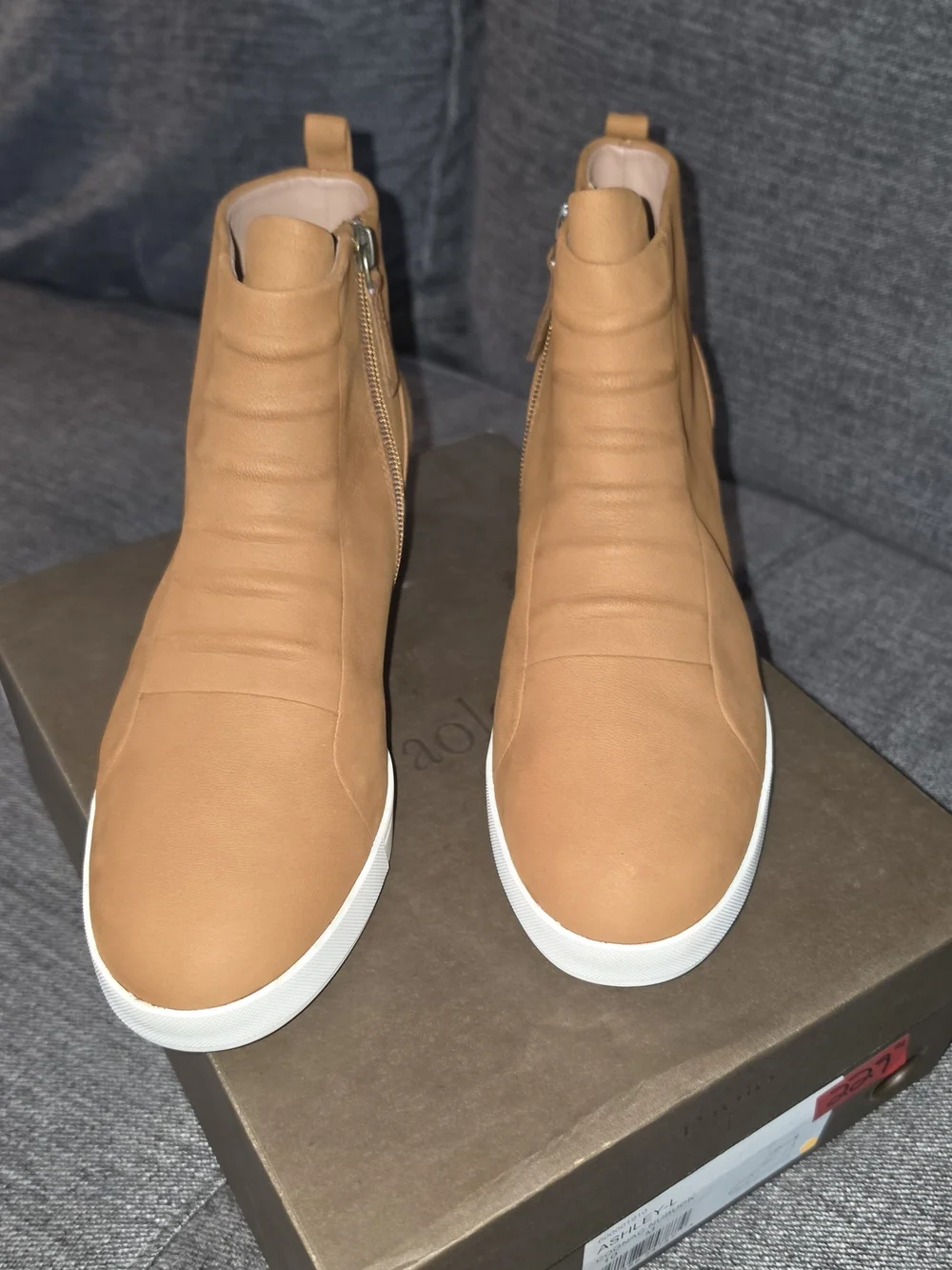 Linea Paola Nubuck Ankle Boots, Size 10 Women's